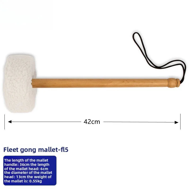 Professional Gong Hammers Drumsticks Woolen Felt Sound Therapy Singing Bowl Mallet Meditation Percussion Instrument Accessories-ToShay.org