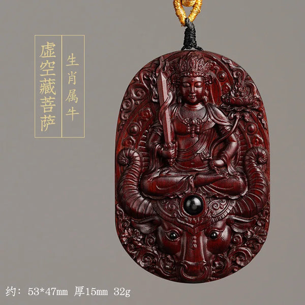 Sandalwood Zodiac Pendant-ToShay.org
