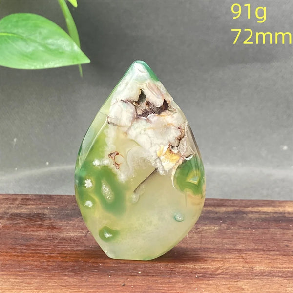 Green Cherry Blossom Agate-ToShay.org