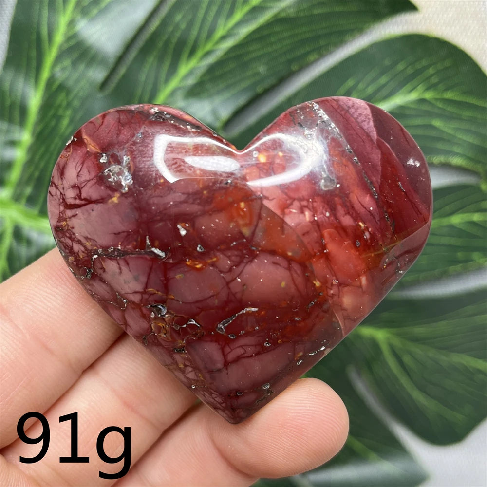 Yellow Mookaite Heart-ToShay.org