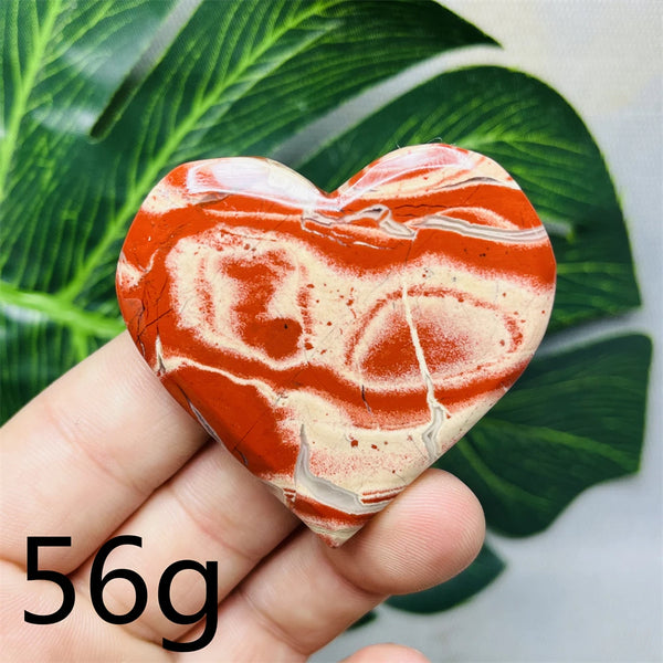 Red Jade Agate Heart-ToShay.org