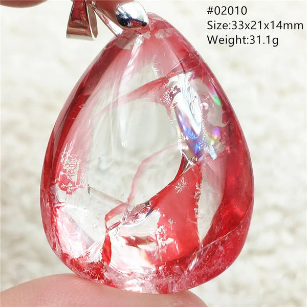 Red Limonite Quartz Pendant-ToShay.org