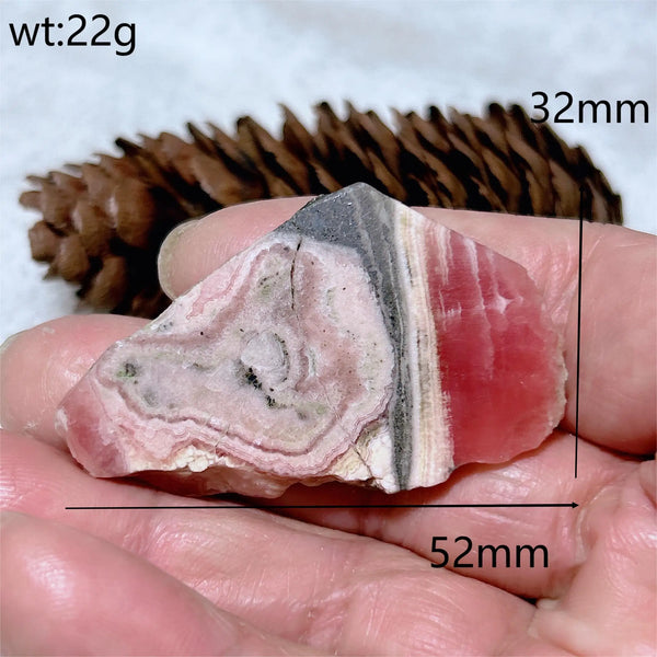 Pink Rhodochrosite Slice-ToShay.org