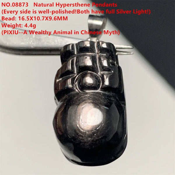 Black Hypersthene Pendant-ToShay.org