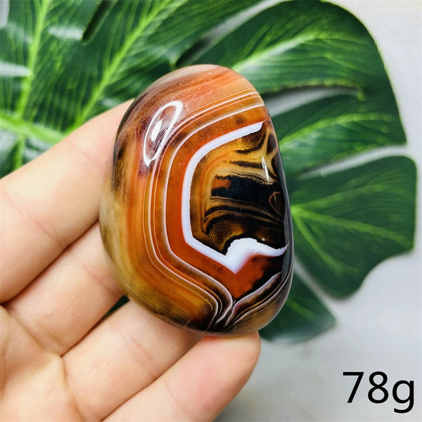 Red Agate Palm Stones-ToShay.org