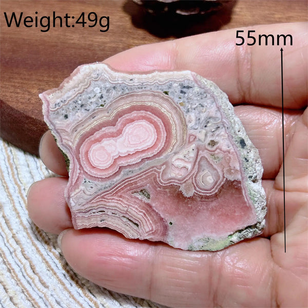 Pink Rhodochrosite Raw Rock-ToShay.org