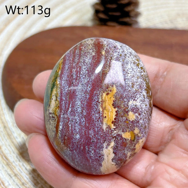 Ocean Jasper Palm Stone-ToShay.org