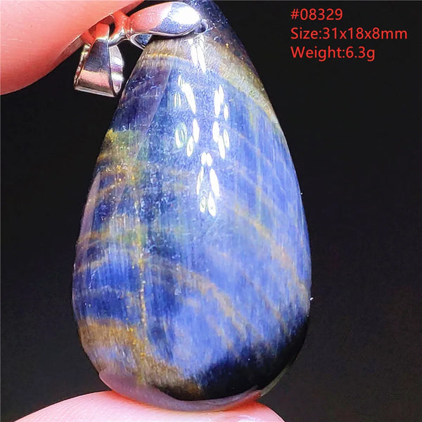 Blue Pietersite Chatoyant Pendant-ToShay.org
