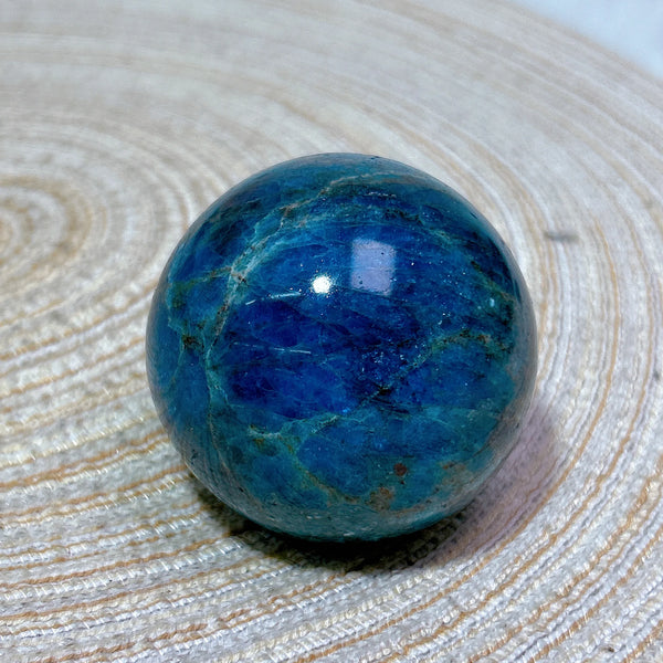 Blue Apatite Ball-ToShay.org