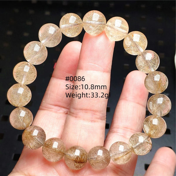 Silver Rutilated Quartz Bracelet-ToShay.org