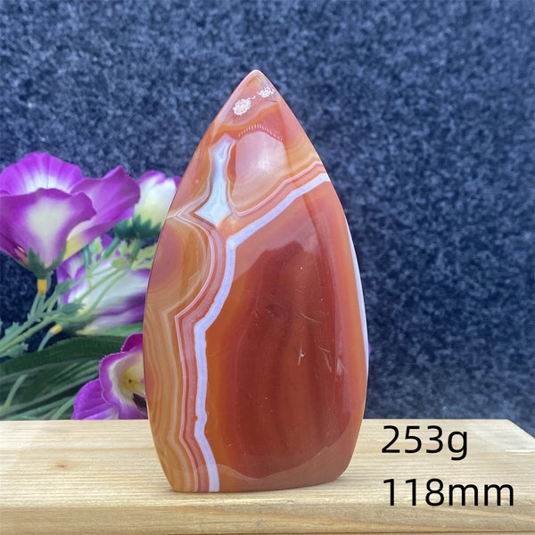 Red Lace Agate Flame-ToShay.org