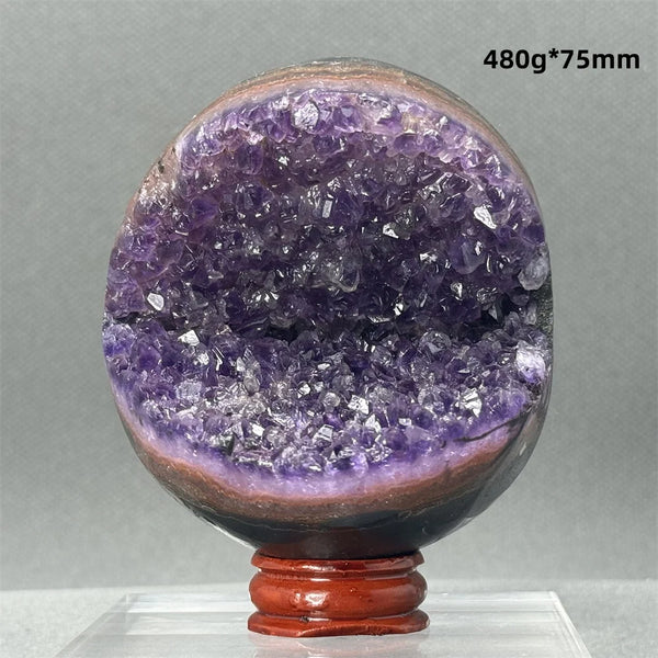 Purple Amethyst Cluster Ball-ToShay.org