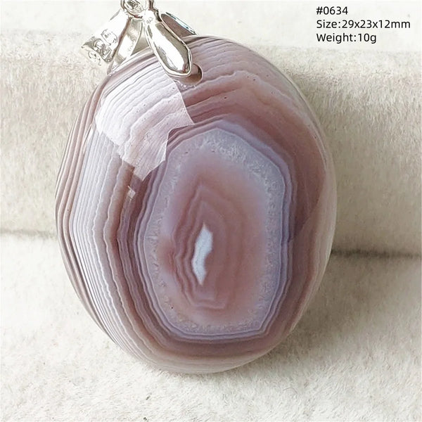 Grey Lace Agate Pendant-ToShay.org