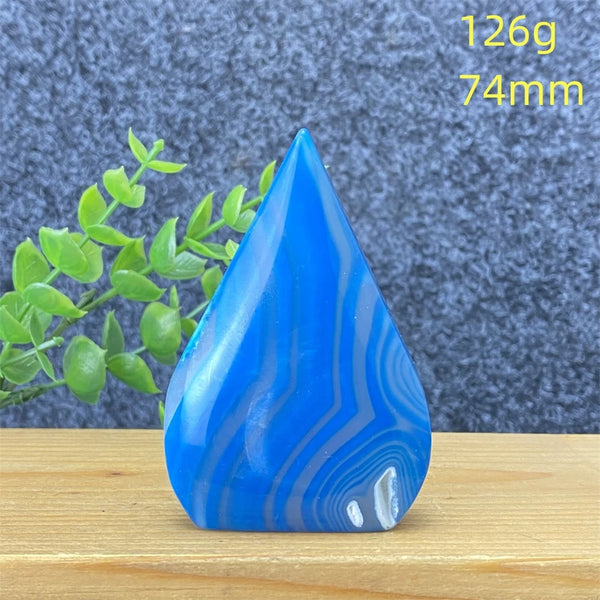 Blue Lace Agate Torch-ToShay.org