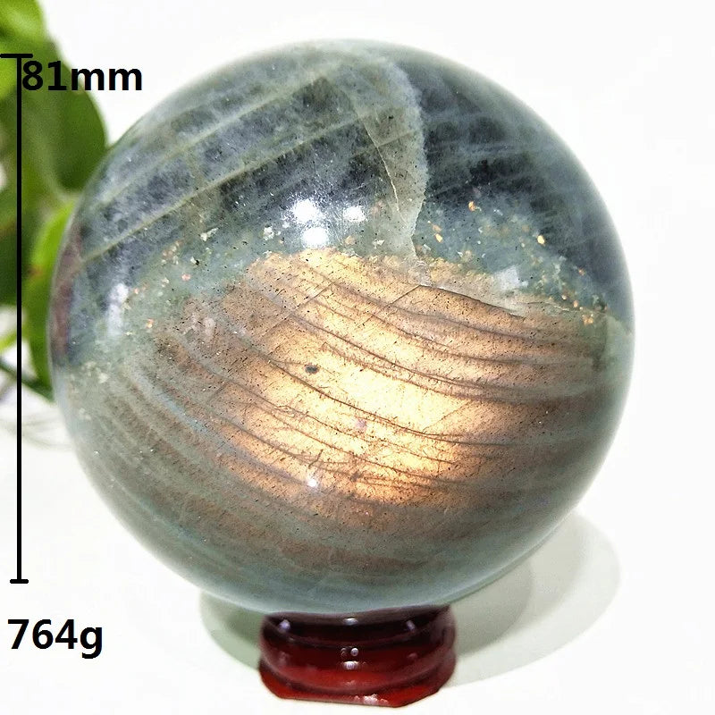 Yellow Labradorite Crystal Ball-ToShay.org