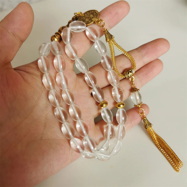 Clear Crystal Quartz Prayer Beads-ToShay.org