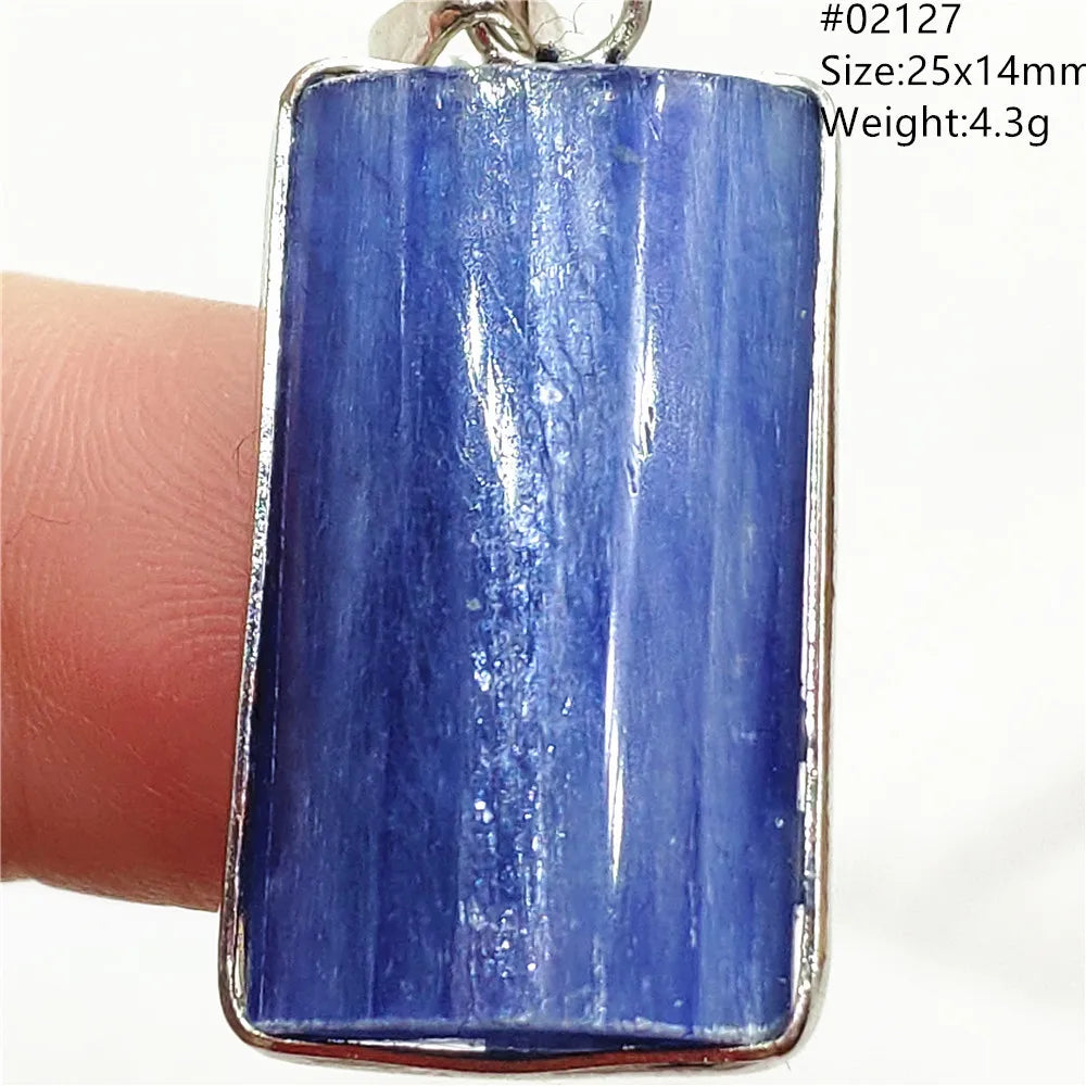 Blue Kyanite Cat Eye Pendant-ToShay.org
