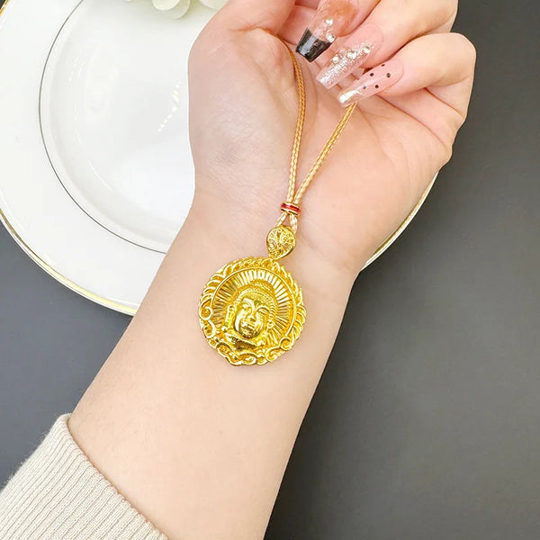 Gold Tathagata Pendant-ToShay.org