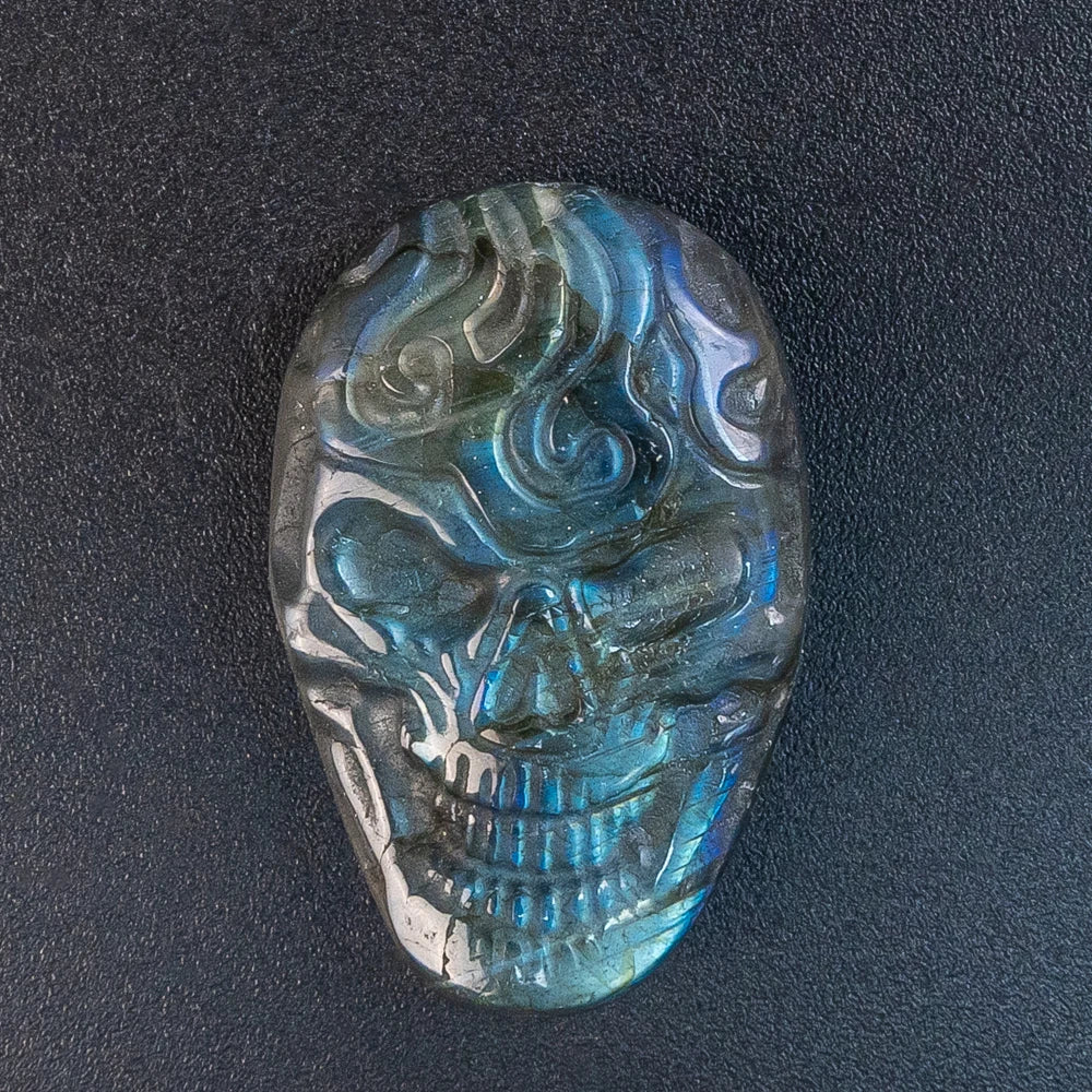 Blue Labradorite Skull-ToShay.org
