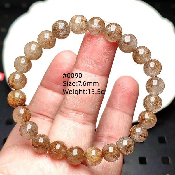 Silver Rutilated Quartz Bracelet-ToShay.org