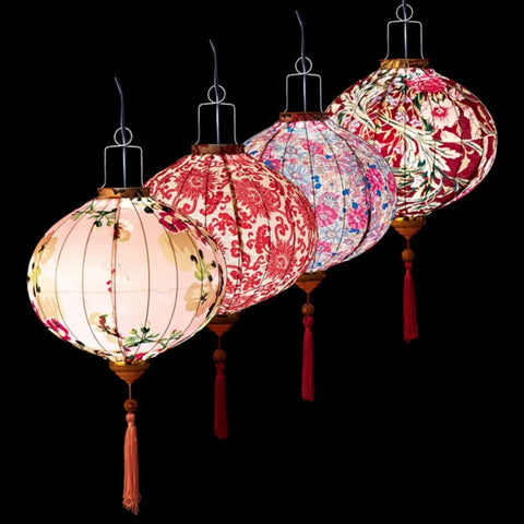 Flower Printed Lantern-ToShay.org