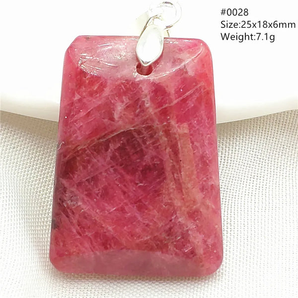 Red Rose Rhodonite Pendant-ToShay.org