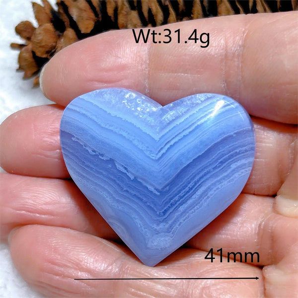 Blue Lace Agate Heart-ToShay.org