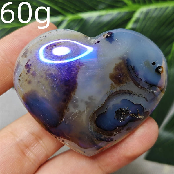 Yellow Tree Agate Heart-ToShay.org