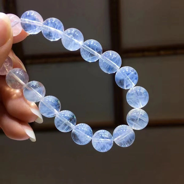 Blue Rutilated Quartz Bracelet-ToShay.org