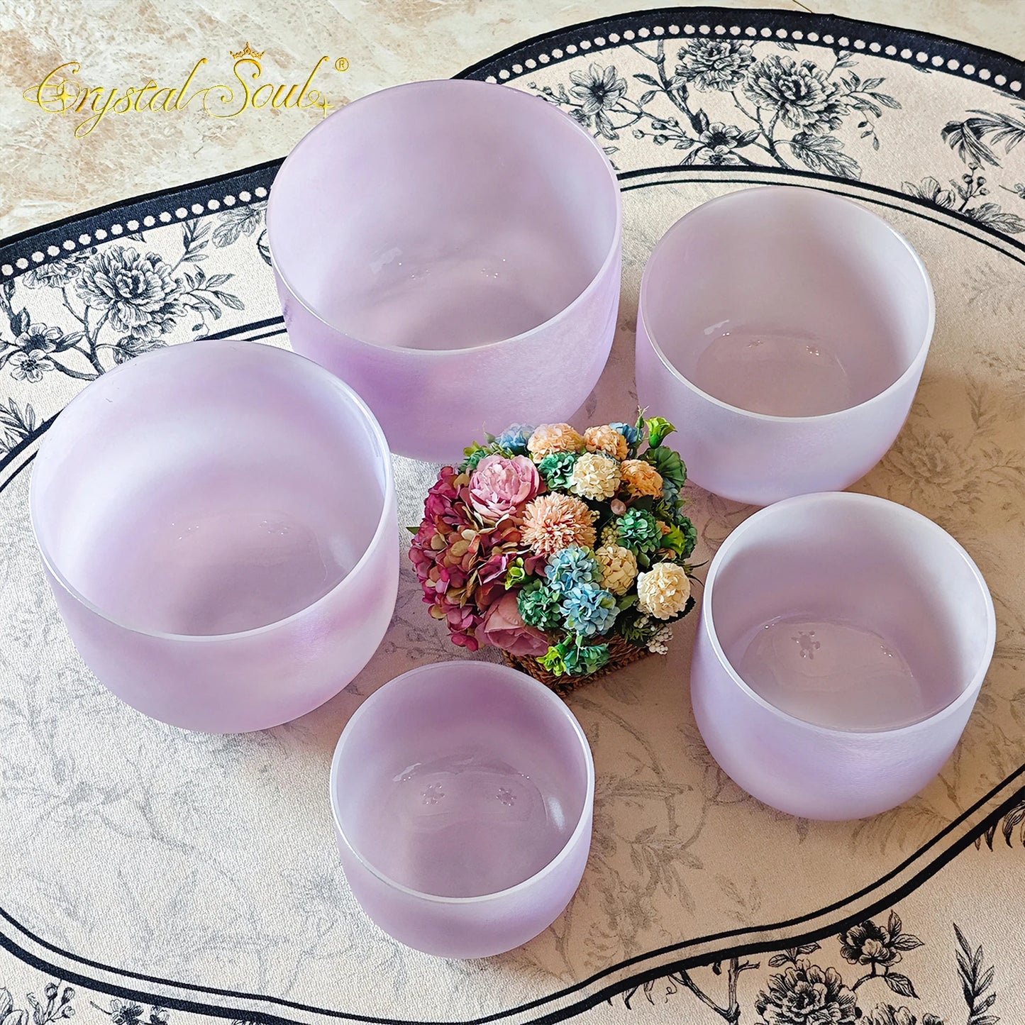 Purple Amethyst Singing Bowls-ToShay.org