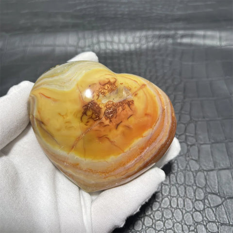 Orange Carnelian Heart-ToShay.org