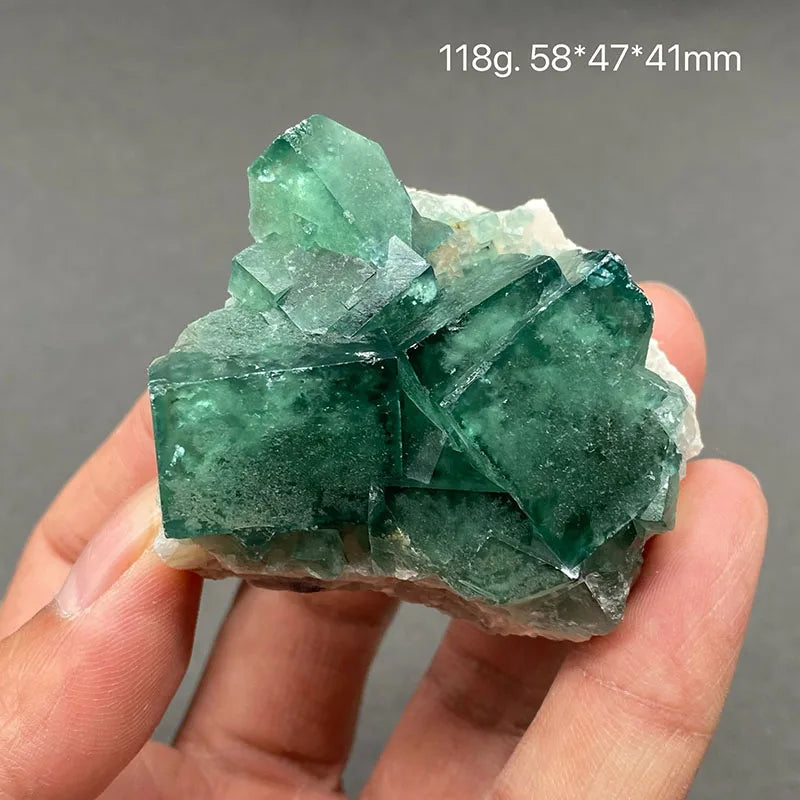 Green Fluorite Crystal-ToShay.org