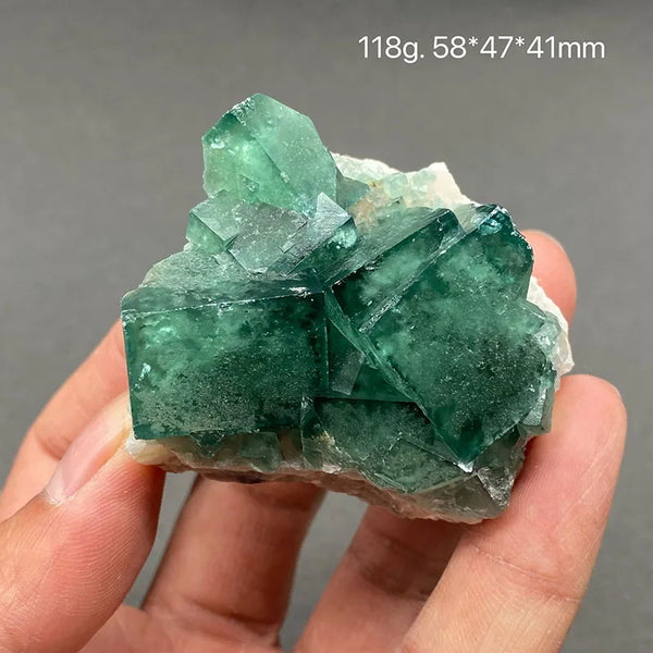 Green Fluorite Crystal-ToShay.org