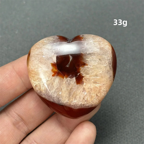 Orange Carnelian Heart-ToShay.org