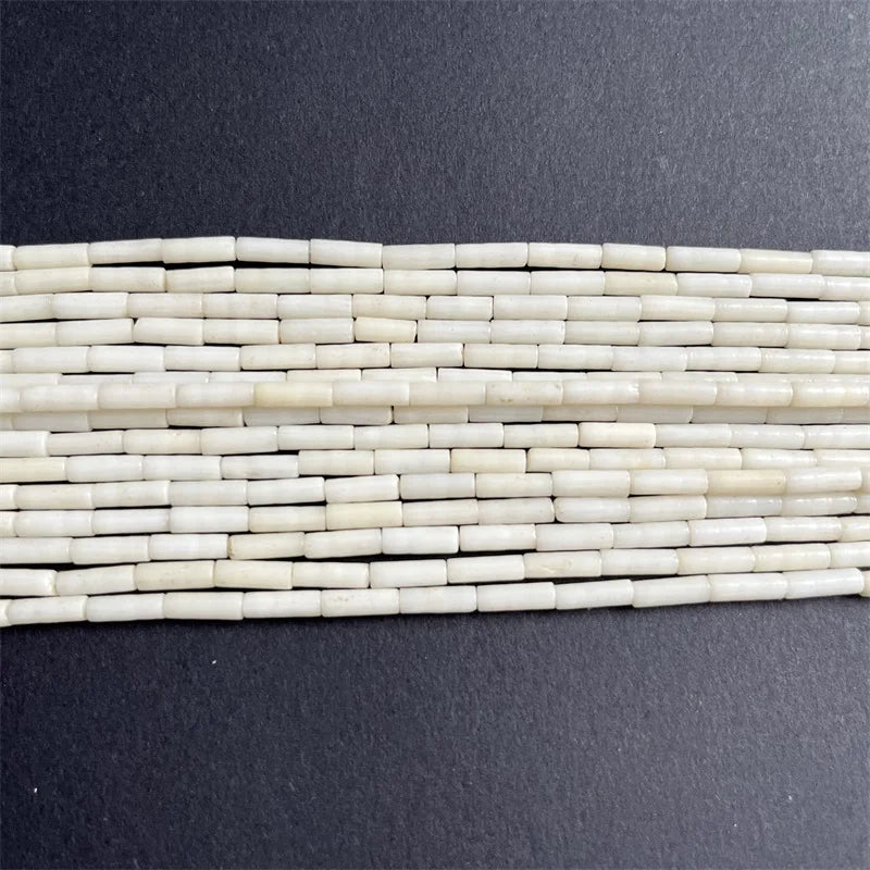 White Coral Tube Beads-ToShay.org