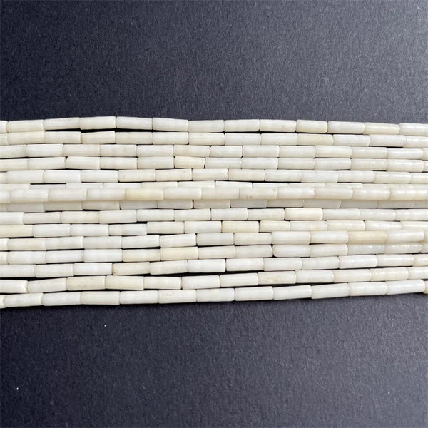 White Coral Tube Beads-ToShay.org