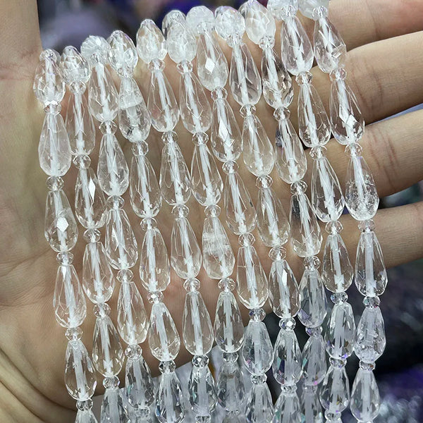 Clear Crystal Water Drop Beads-ToShay.org