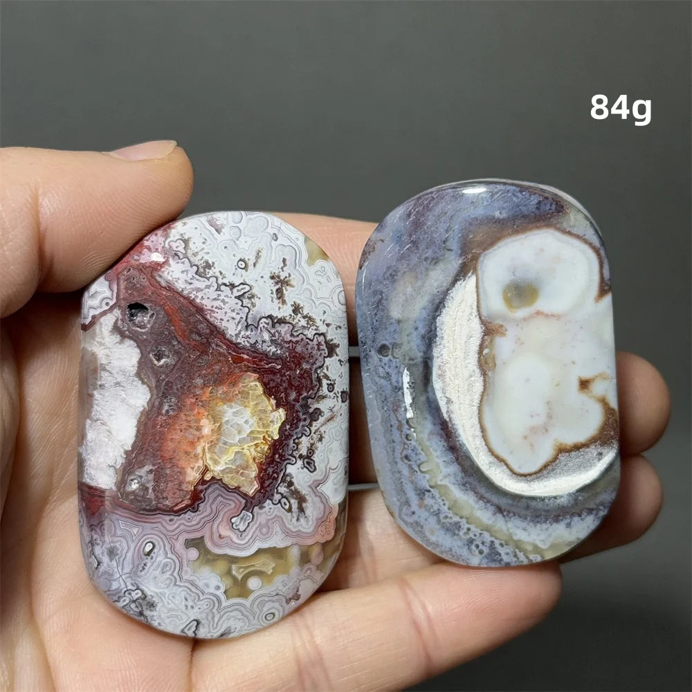 Red Agate Palm Stone-ToShay.org
