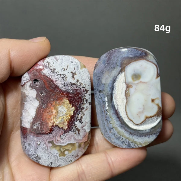 Red Agate Palm Stone-ToShay.org