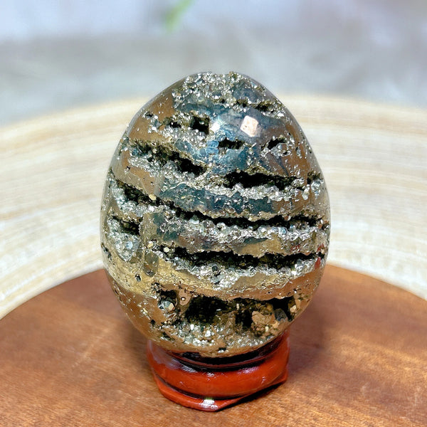 Silver Pyrite Geode Eggs-ToShay.org
