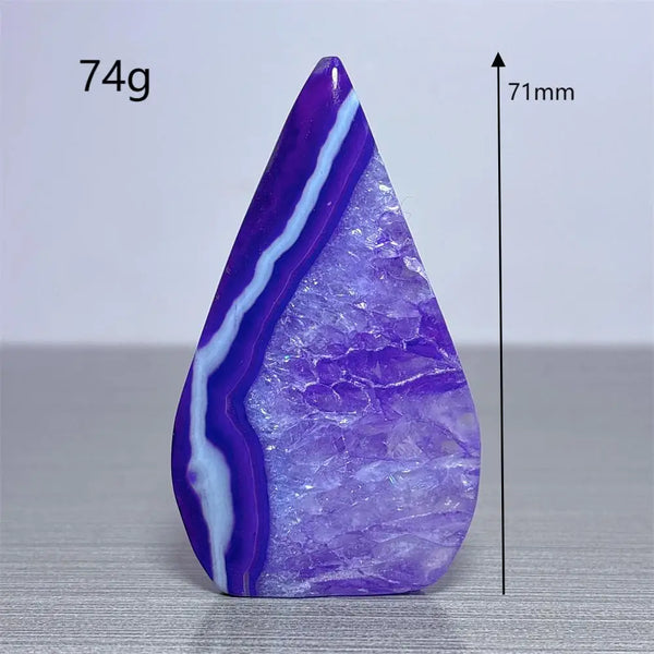 Violet Agate Torch-ToShay.org