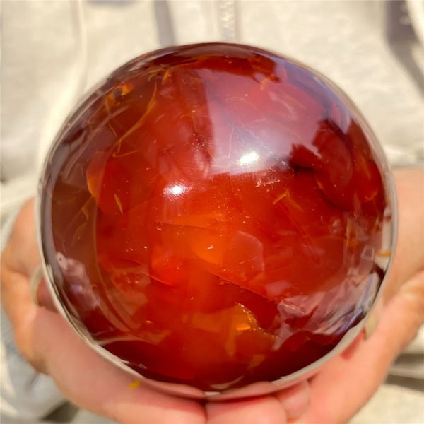 Red Carnelian Agate Ball-ToShay.org