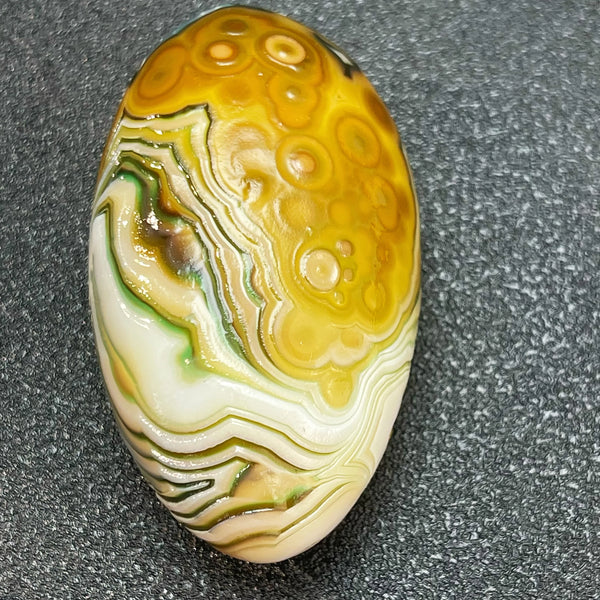 Yellow Flower Wishing Agate-ToShay.org