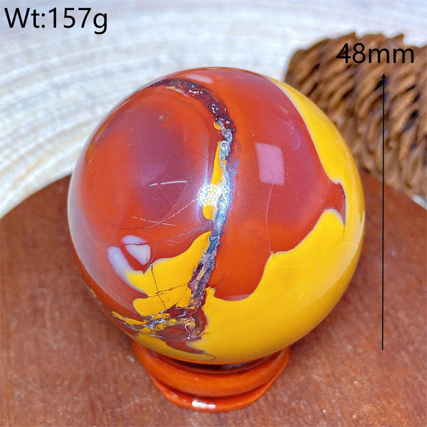 Yellow Mookaite Ball-ToShay.org