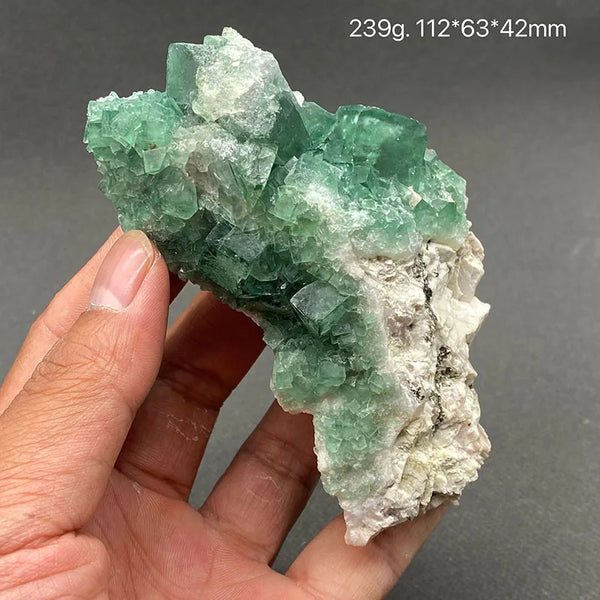 Green Fluorite Crystal-ToShay.org