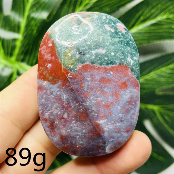 Sea Jasper Palm Stone-ToShay.org