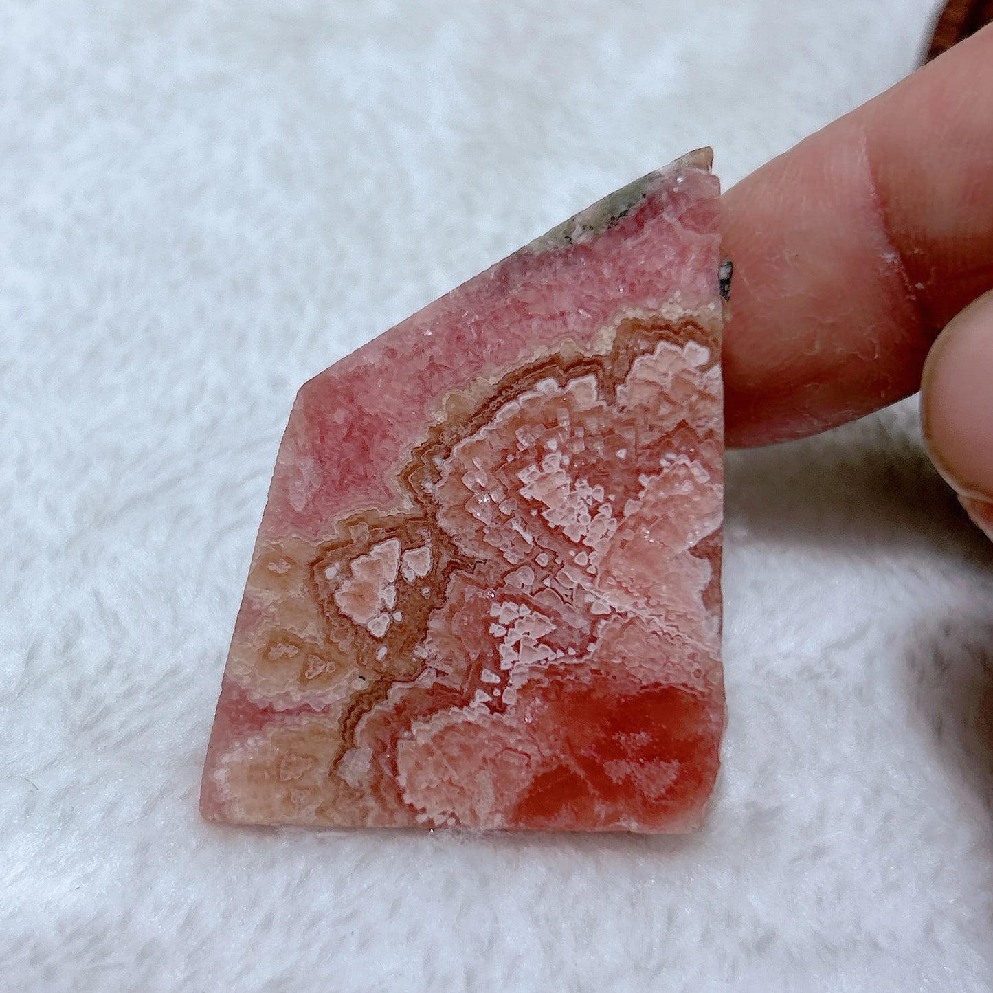 Pink Rhodochrosite Slice-ToShay.org
