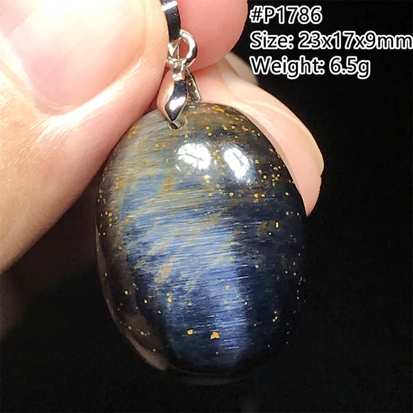 Blue Pietersite Pendant-ToShay.org
