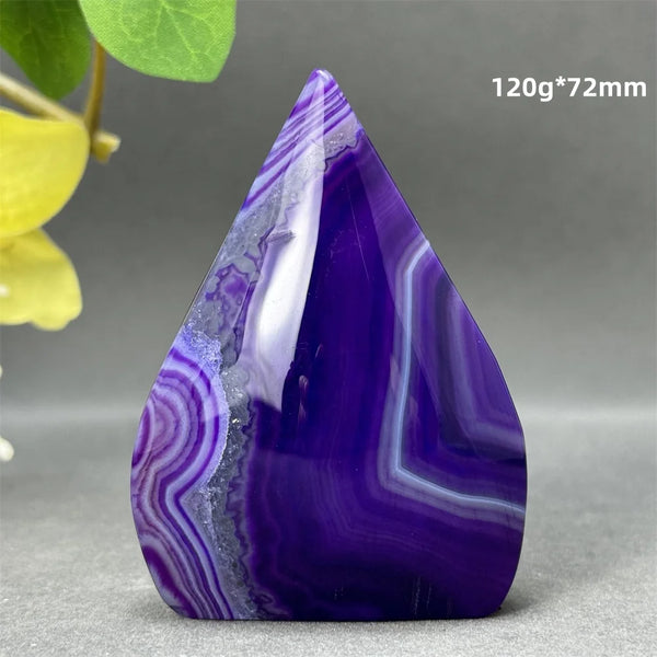Purple Agate Torch-ToShay.org