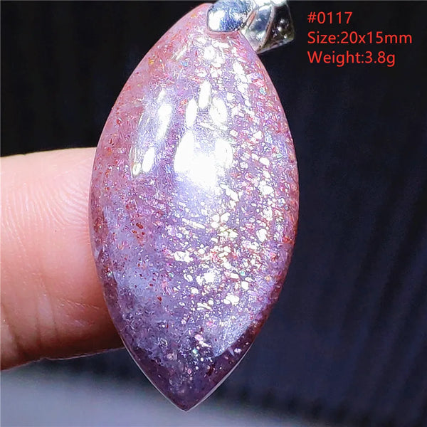 Blue Blood Red Lolite Pendant-ToShay.org